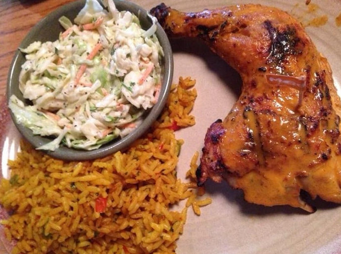 Peri Peri Chicken, Portuguese Rice