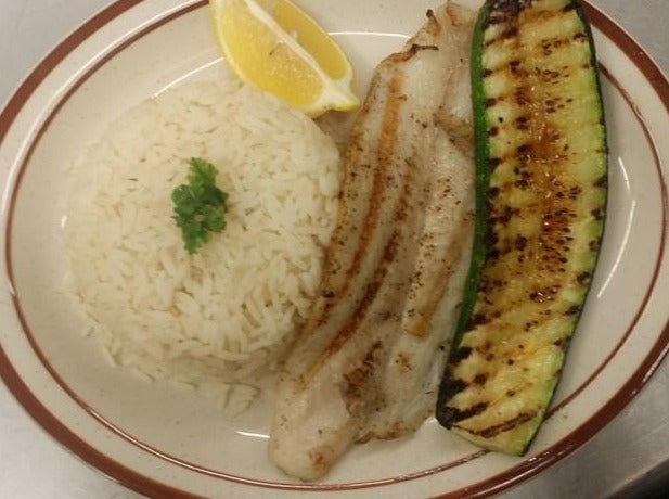 Fish Pollock, Rice, Zucchini